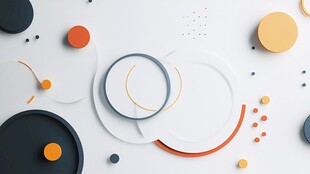 简约几何抽象图形背景