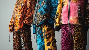 豹纹潮流服饰时尚展示