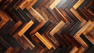 人字拼木地板纹理特写