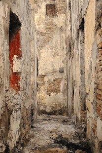 破旧小巷 岁月留下的痕迹