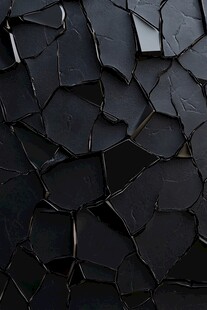 黑色裂纹纹理