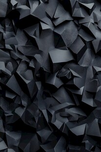 黑色立体几何抽象纹理背景