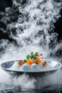 仙气缭绕的创意美食摆盘