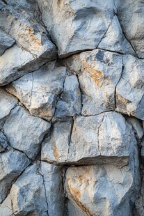 嶙峋岩石纹理特写