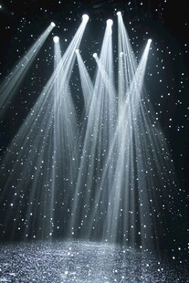 舞台灯光特效闪耀场景