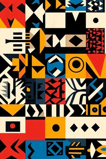 几何抽象图案艺术设计