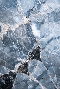 蓝灰大理石纹理特写