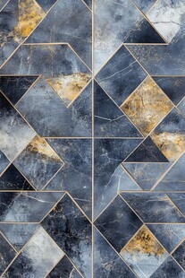 几何拼花大理石瓷砖图案