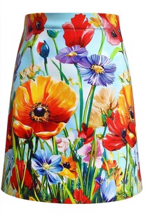 花卉印花短裙 多彩又吸睛