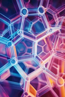 梦幻分子结构微观图像