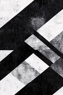 黑白几何抽象纹理背景图