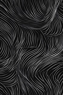 黑白线条动感抽象纹理图