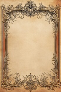 复古华丽装饰边框图案
