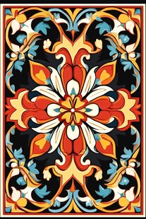 精美复古花纹图案设计