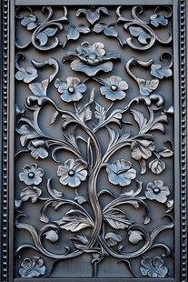 精美花卉金属雕花装饰板