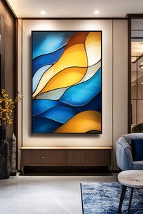 现代客厅抽象艺术挂画