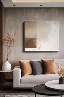 简约风客厅沙发艺术装饰