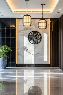 中式典雅门厅设计美学