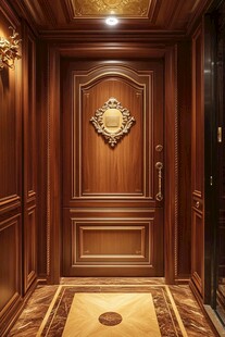 奢华木质入户门精致空间