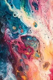 梦幻流体艺术色彩画面