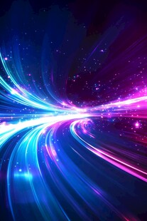梦幻炫彩流光背景图