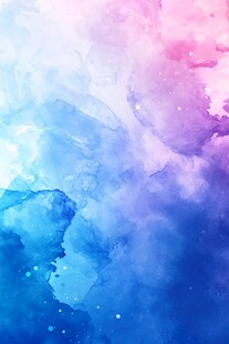 梦幻水彩渐变背景图