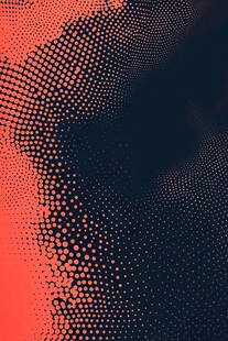 渐变半调点抽象背景图案