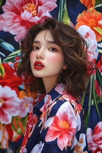 花漾少女的时尚魅力瞬间