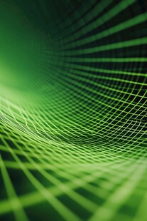 绿色网格线条科技风背景