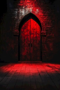 神秘红门开启奇幻世界