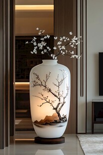 中式花瓶 雅致客厅的点睛之笔