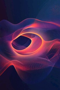 梦幻炫彩流体抽象艺术图形