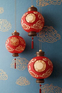 中式红灯笼 古韵装饰美学
