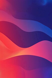 渐变波浪背景图