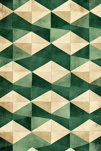 几何菱形复古风瓷砖图案