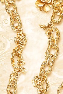 奢华金链装饰图案