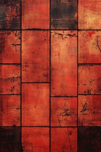复古红棕拼接纹理背景