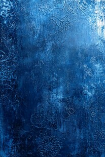 深蓝色纹理花纹背景图