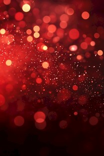 梦幻红色光斑背景图