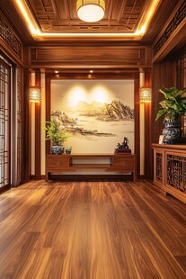 中式典雅门厅 尽显古韵