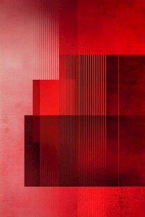 红色几何抽象艺术背景图
