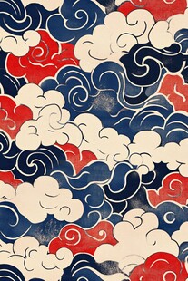 中式云纹图案