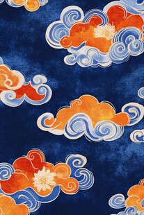 中式祥云图案设计