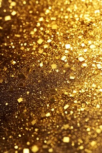 金色璀璨闪光颗粒背景图