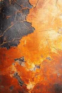 斑驳剥落的复古墙面纹理