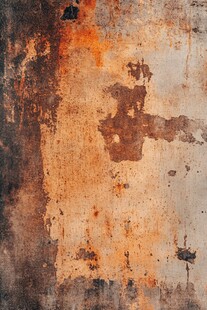 斑驳锈蚀墙面纹理特写