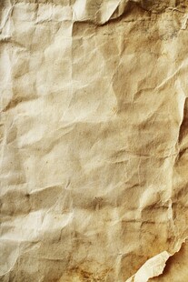 复古皱巴巴的旧纸张纹理