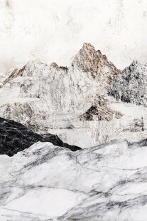 水墨山水大理石纹理图案