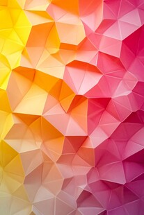 多彩渐变多边形几何背景