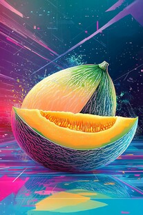 炫彩蜜瓜 梦幻视觉水果盛宴